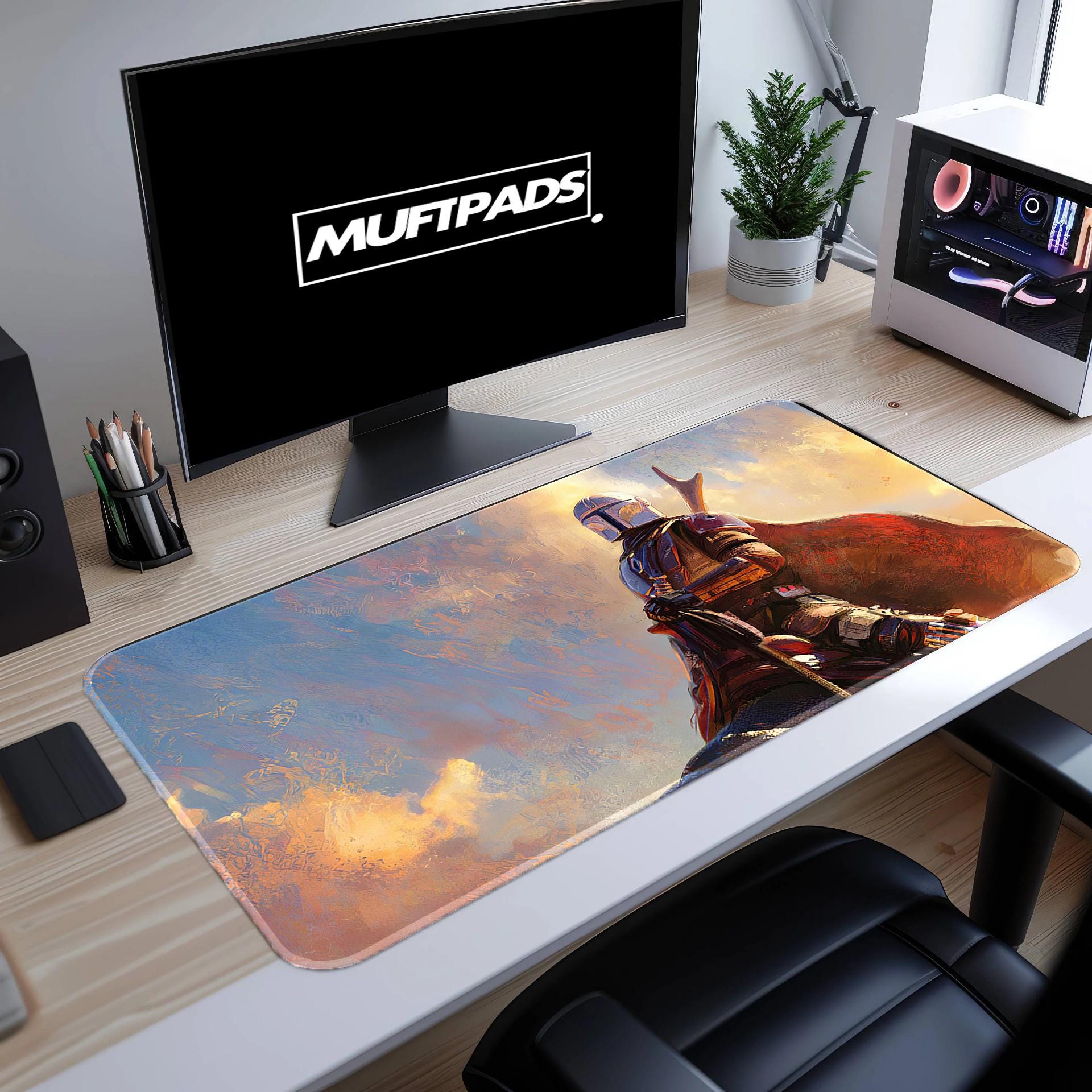 Mandalorian Mouse Pad , Different sizes Personalized Printing, Gaming Mouse Pad, Customized Mouse Pad, Game, Anime, Desk Mat , Tv Series