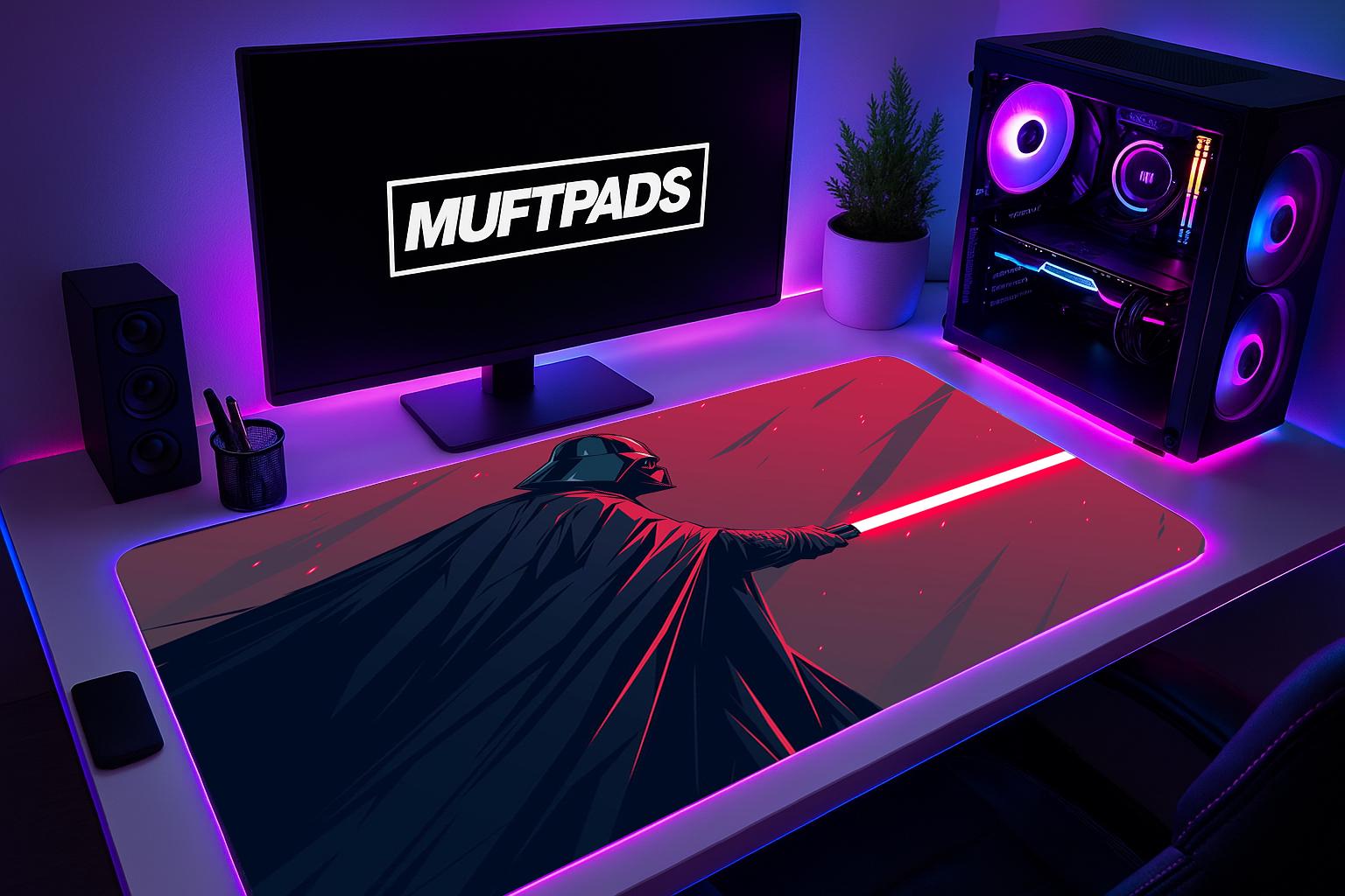 Darth Vader Mouse Pad Starwars, Sci-Fi Extra Large Desk Mat, Keyboard Mat, Mouse Mat, Desk Pad, Gaming Desk Pad, Mousemat, Deskmat Deskpad