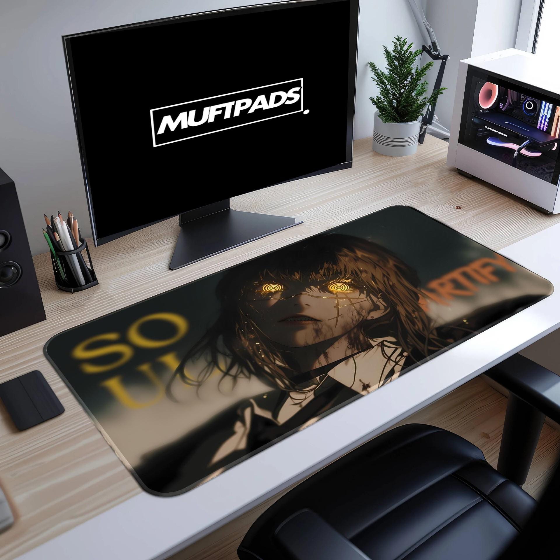 Mkima Anime Desk Mat: Manga Mouse Pad - MUFTPADS