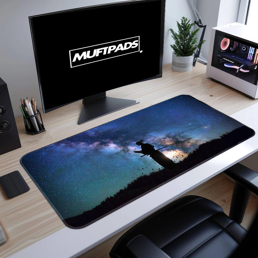 Vagabond Miyamoto Musashi Desk Mat: Galaxy Anime Gaming Mouse Pad - MUFTPADS