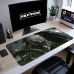 Pirate Treasure Map Desk Mat: Neoprene Gaming Mousepad - MUFTPADS