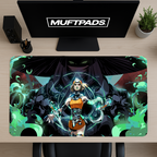 Hades 2 Desk Mat – Large Gaming Mouse Pad for Gamers & Office | Greek Mythology Inspired Extended Desk Mat - MUFTPADS