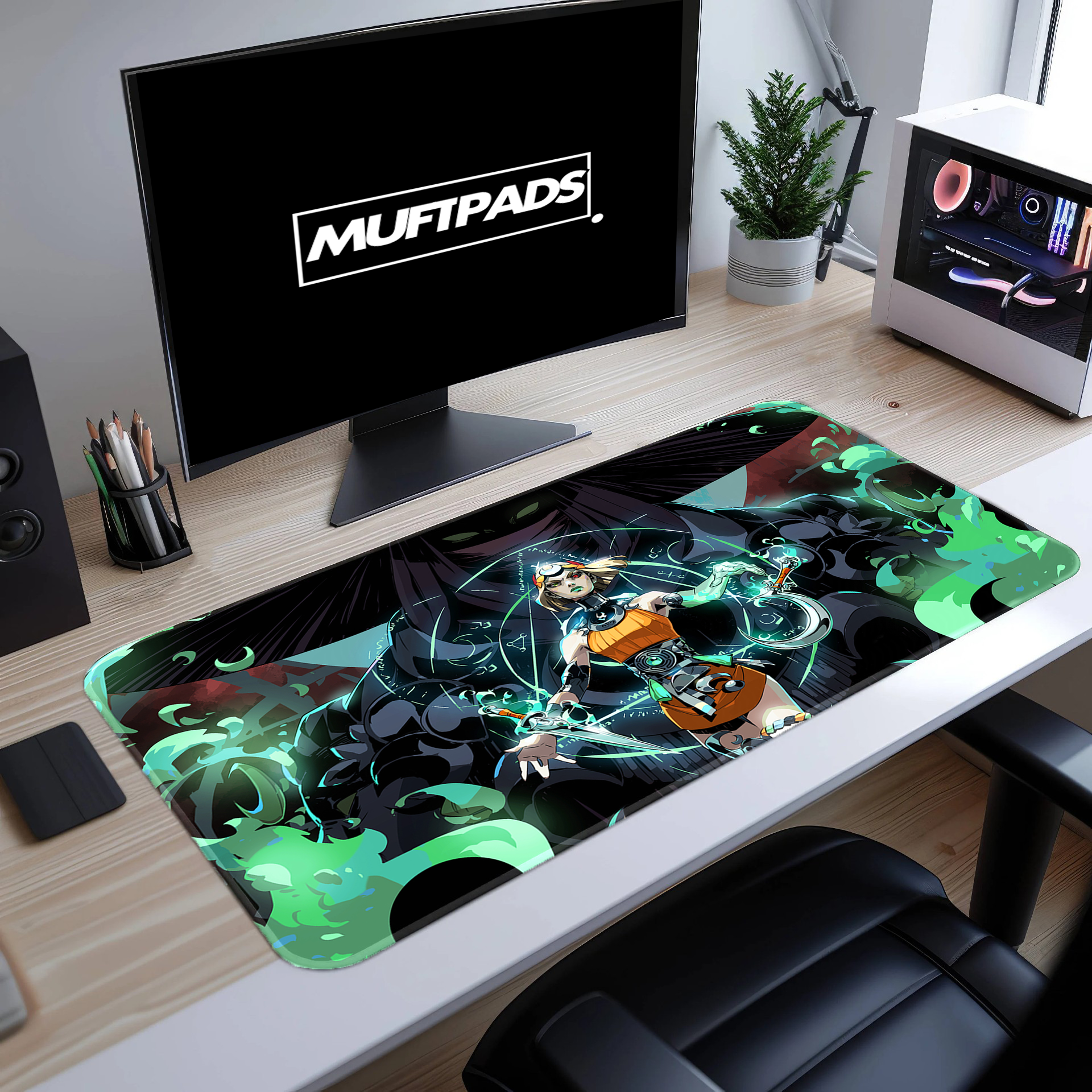 Hades 2 Desk Mat – Large Gaming Mouse Pad for Gamers & Office | Greek Mythology Inspired Extended Desk Mat - MUFTPADS
