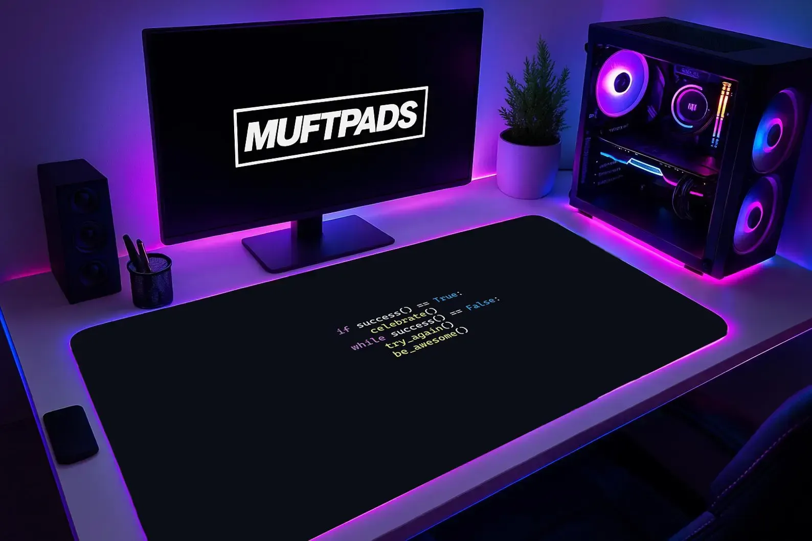 Programming Quote Mouse Pad – Code Desk Mat – Developer Desk Setup