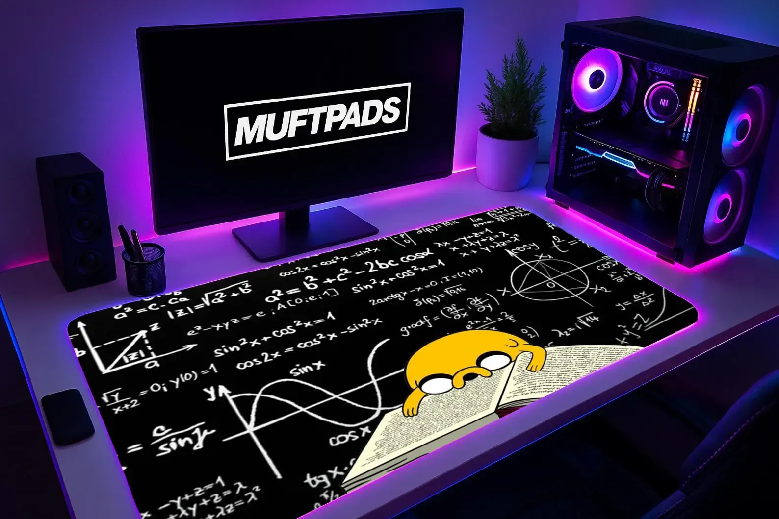 Math Formula Desk Mat | Science Mouse Pad for Students Teachers