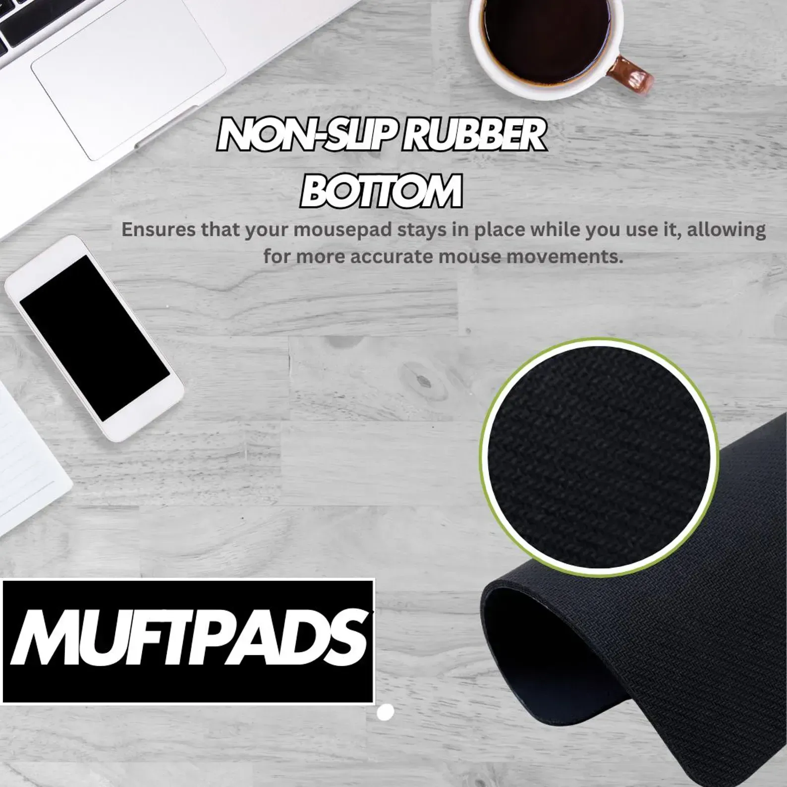 Anime Butterfly Girl Desk Mat, Purple Gothic Ethereal Mouse Pad